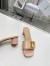 Dior C'est Heeled 50MM Slides in Nude 