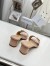 Dior C'est Heeled 50MM Slides in Nude 