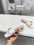 Dior C'est Slides in White Patent Calfskin