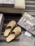 Dior Granville Espadrilles Sandals In Beige Embroidered Cotton