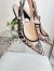 Dior J'Adior Slingback Pumps 65mm In Nude Jardin Botanique Embroidery Cotton