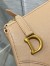 Dior Saddle Rodeo Pouch in Biscuit Goatskin