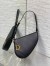 Dior Saddle Rodeo Pouch in Black Goatskin