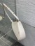 Dior Saddle Rodeo Pouch in White Goatskin