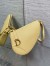 Dior Saddle Rodeo Pouch in Yellow Goatskin