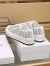 Dior Walk'n'Dior Platform Sneakers in Grey Oblique Embroidered Cotton 