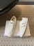 Dior Ribbon Sneakers in White Suede Calfskin and Technical Fabric