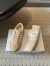 Dior Ribbon Sneakers in Pink and Beige Suede Calfskin