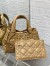 Dior Toujours Small Bag in Tan Macrocannage Calfskin