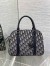 Dior D-Vibe Bowling Large Bag in Blue Oblique Jacquard