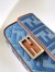 Fendi Baguette Mini Bag in Denim with FF Embroidery 