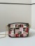 Fendi Baguette Mini Bag in Canvas with Multicolor FF Embroidery 