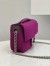 Fendi Midi Baguette Chain Bag In Fuchsia FF Fabric