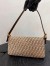 Fendi Medium Baguette 1997 Bag In Beige Split Leather