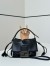 Fendi Mamma Baguette Small Bag in Black Nappa Leather