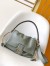 Fendi Mamma Baguette Medium Bag in Matcha Green Nappa Leather