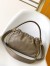 Fendi Mamma Baguette Medium Bag in Dove Gray Nappa Leather