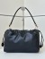 Fendi Mamma Baguette Large Bag in Black Nappa Leather