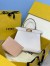 Fendi Peekaboo ISeeU Medium Bag In White Leather