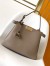 Fendi Peekaboo Soft Medium Bag in Dove Gray Calfskin
