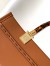 Fendi Sunshine Small Tote Bag In Brown Calfskin