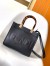 Fendi Sunshine Small Tote Bag In Black Calfskin