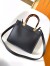 Fendi Sunshine Small Tote Bag In Black Calfskin