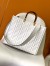 Fendi Sunshine Medium Tote Bag In White FF Calfskin