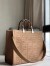 Fendi Sunshine Medium Shopper Bag In Beige FF Fabric