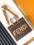Fendi Sunshine Medium Tote Bag in Brown FF Jacquard Fabric