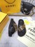 Fendi Fendigraphy Slides In Black Calfskin