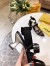 Fendi Black PU Colibri Slingbacks 55mm Pumps