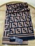 Fendi Brown Wool And Silk Scarf 