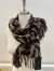 Fendi Brown Cashmere FF Long Scarf