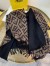 Fendi Black/Brown Wool And Cashmere Poncho