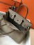 Hermes Birkin 30cm Bag In Tourterelle Clemence Leather