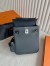 Hermes Kelly Jump Backpack in Gris Misty Swift Calfskin