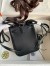 Hermes Kelly Jump Backpack in Black Swift Calfskin