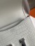 Hermes Constance 18 Handmade Bag in Gris Neve Matte Alligator Leather