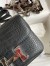 Hermes Constance 18 Handmade Bag in Black Matte Alligator Leather