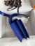 Hermes Constance 18 Handmade Bag In Blue Electric Chevre Mysore Leather