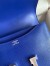 Hermes Constance 18 Handmade Bag In Blue Electric Chevre Mysore Leather
