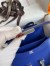 Hermes Constance 18 Handmade Bag In Blue Electric Chevre Mysore Leather