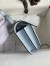 Hermes Constance 18 Handmade Bag In Blue Brume Epsom Calfskin 