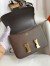 Hermes Constance 18 Handmade Bag In Chocolat Epsom Calfskin