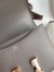 Hermes Constance 18 Handmade Bag In Etain Epsom Calfskin