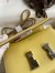 Hermes Constance 18 Handmade Bag In Jaune Poussin Epsom Calfskin