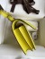 Hermes Constance 18 Handmade Bag In Lime Epsom Calfskin 