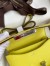 Hermes Constance 18 Handmade Bag In Lime Epsom Calfskin 