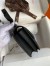 Hermes Constance 18 Handmade Bag In Black Epsom Calfskin